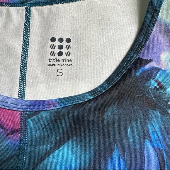 Title Nine Women’s Sz S Watercolor Dream Athletic Mini Dress - Picture 6 of 9